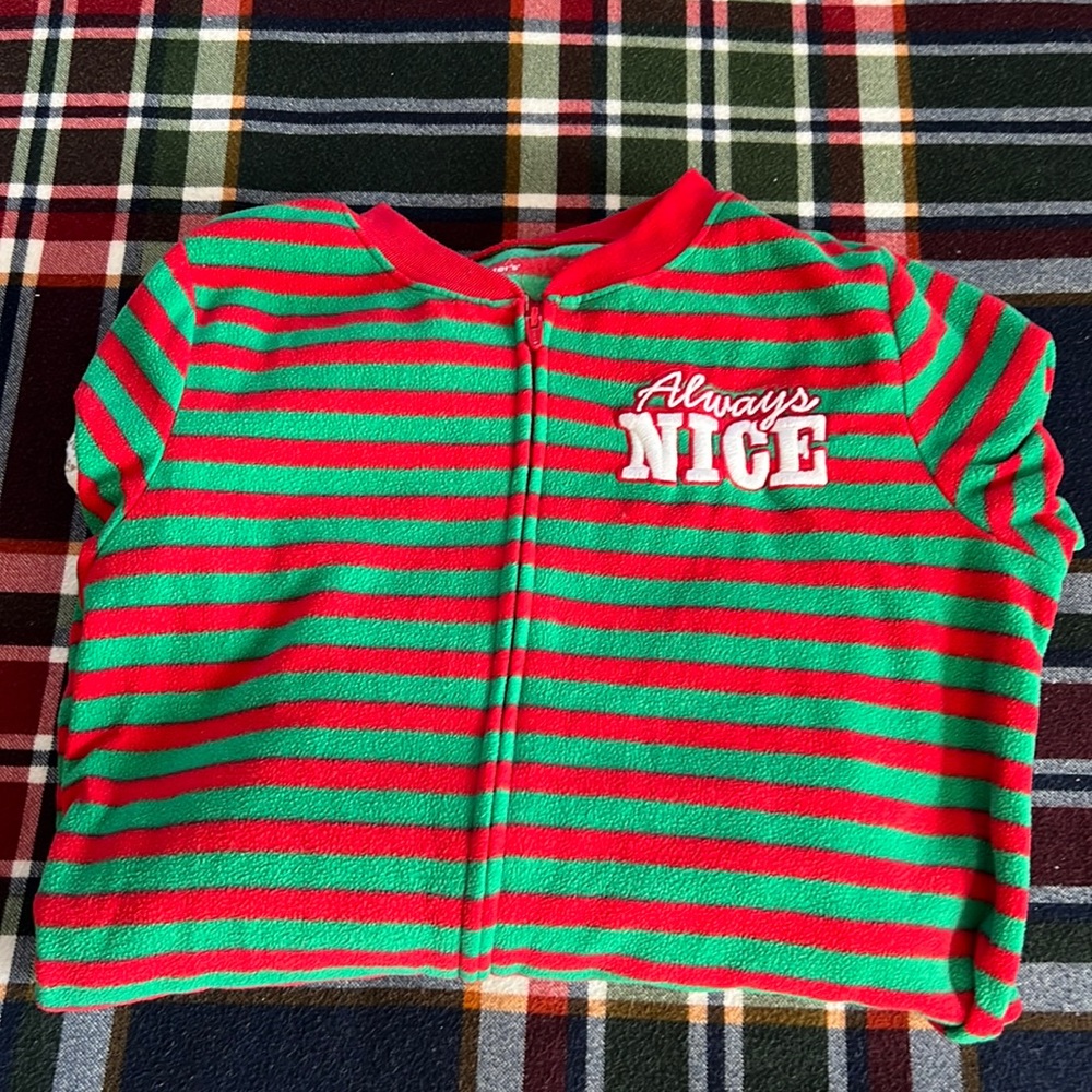 Christmas Fleece Feetie Pajamas